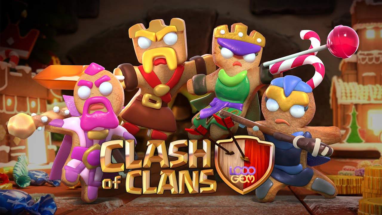 خرید منظره شیرینی زنجبیلی کلش اف کلنز