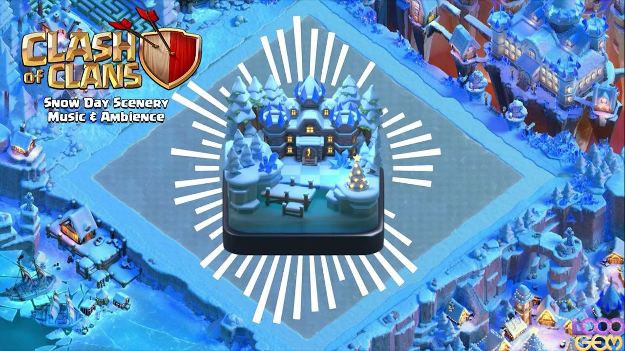 خرید منظره روز برفی کلش اف کلنز