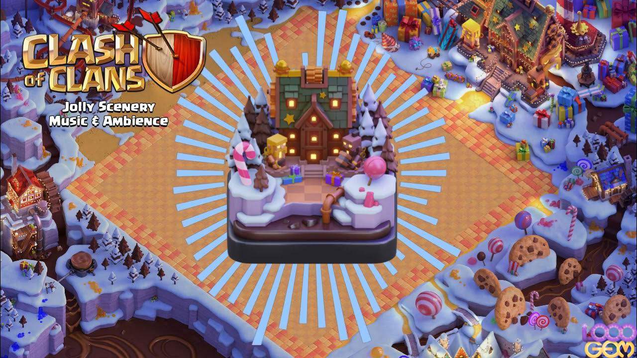 خرید منظره روز برفی کلش اف کلنز