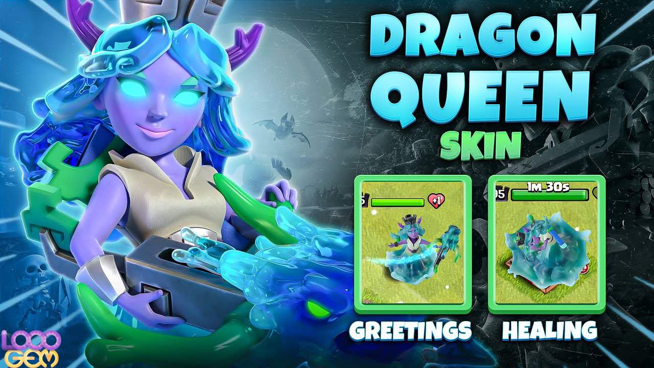 خرید جلد ملکه اژدها کلش اف کلنز