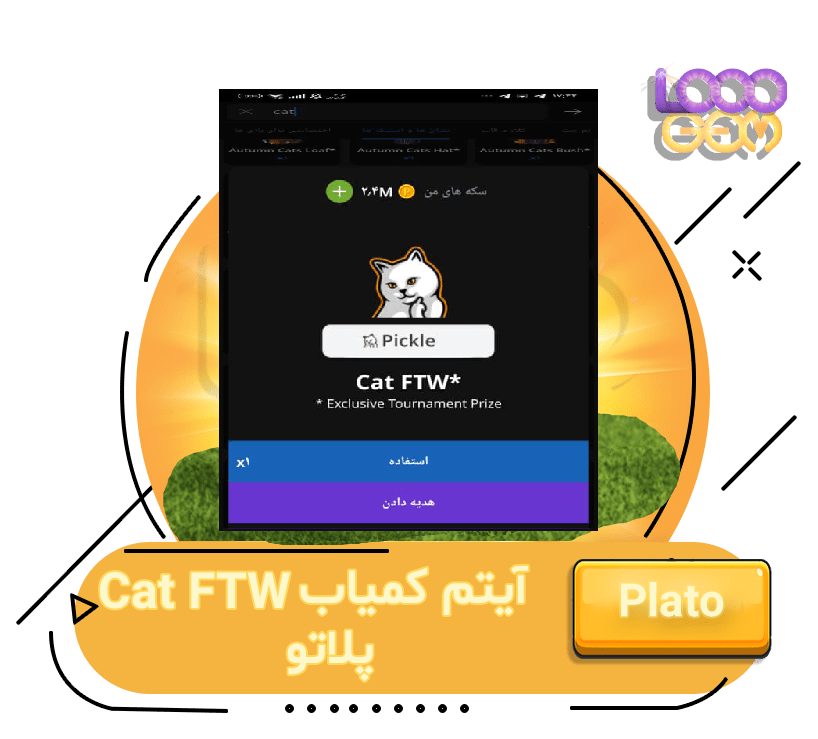 خرید آیتم‌ کمیاب Cat FTW پلاتو