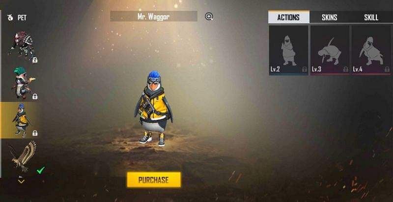 حیوانات بازی فری فایر آقای واگور